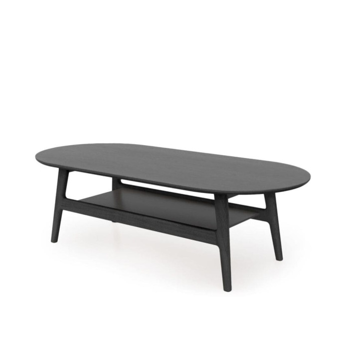 Mesa de café Curved Black